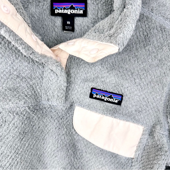 Patagonia Retool Snap T Pullover Fleece Jacket Synchilla Gray Small - Picture 7 of 15